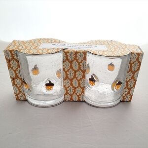 New Autumn Acorn Icon Juice Glasses